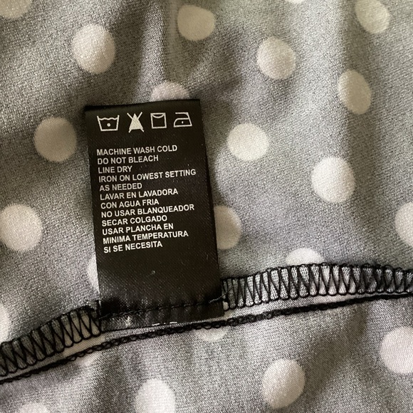 Perceptions New York black/white polka dot dress size L. - Picture 6 of 10